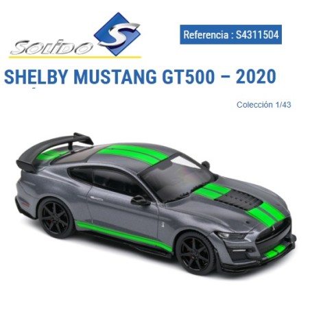SOLIDO : SHELBY MUSTANG GT 500  Escala  1:43