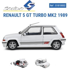 SOLIDO : RENAULT 5 GT TURBO MK2 1989  Escala  1:18