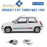 SOLIDO : RENAULT 5 GT TURBO MK2 1989  Escala  1:18