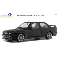SOLIDO : BMW E30 SPORT EVO NEGRO  1990    Escala  1:18