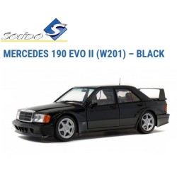 SOLIDO : MERCEDES 190 E EVO  NEGRO  1990    Escala  1:18