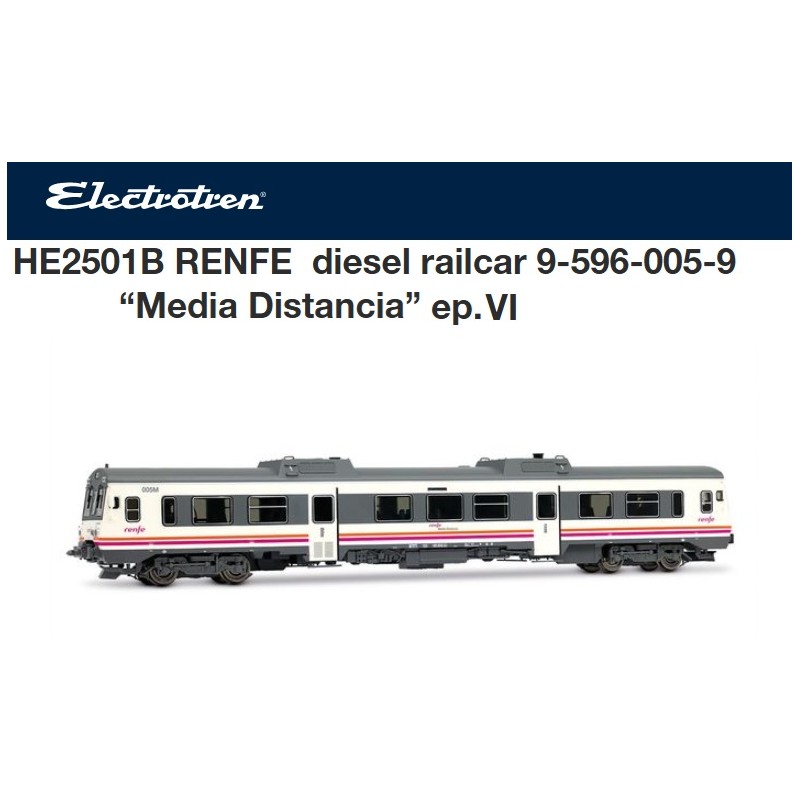 ELECTROTREN : RENFE TAMAGOTCHI DIESEL 596 EPOCA VI  ESCALA HO