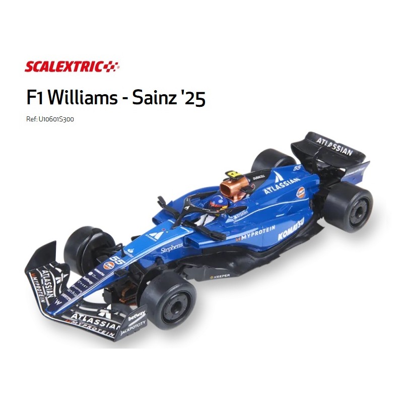 SCALEXTRIC : WILLIAMS  F1 CARLOS SAINZ  2025 1:32