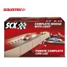 SCALEXTRIC ORIGINAL : SET PUENTE COMPLETO UNIVERSAL CON LUZ