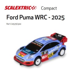SCALEXTRIC COMPACT : COCHE FORD PUMA WRC 25   1:43