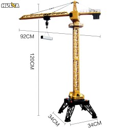 HUINA : Grua de Obra Tower crane R.C. 12 canales   Escala 1:14