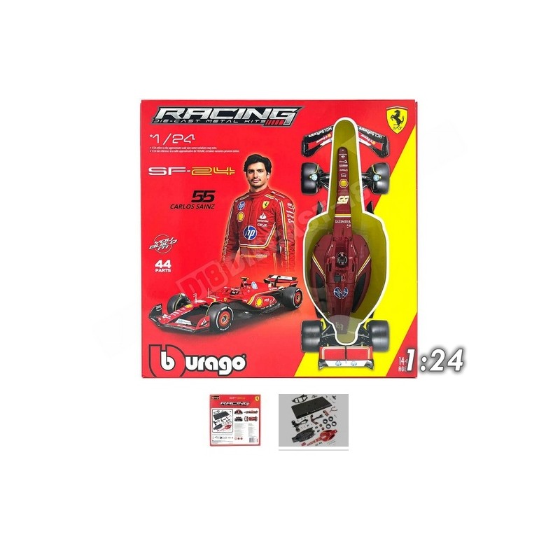 BURAGO : KIT METAL Ferrari F1 SF24 Carlos Sainz  escala 1:24