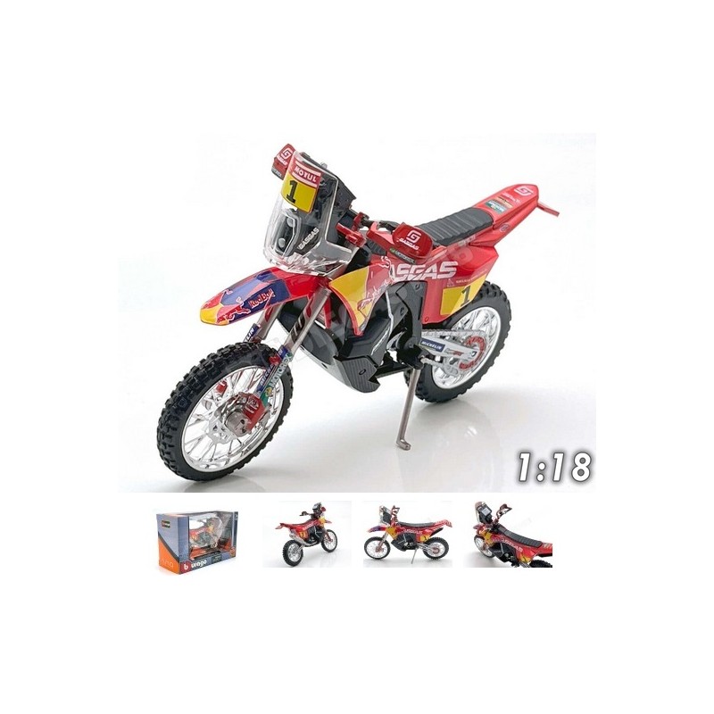 BURAGO : MOTO KTM RX450F REDBULL 1:18 BURAGO : MOTO KTM RX450F REDBULL 1:18