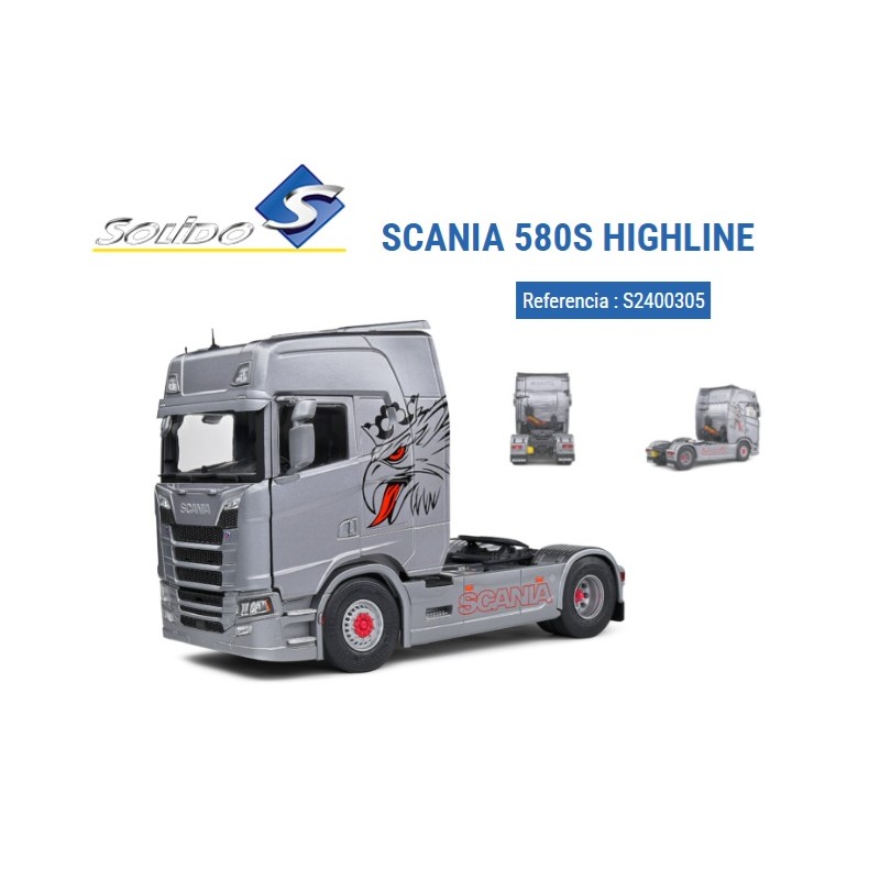 SOLIDO : CAMION SCANIA 580 S  HIGHLINE   ESCALA 1:24 SOLIDO : CAMION SCANIA 580 S  HIGHLINE   ESCALA 1:24