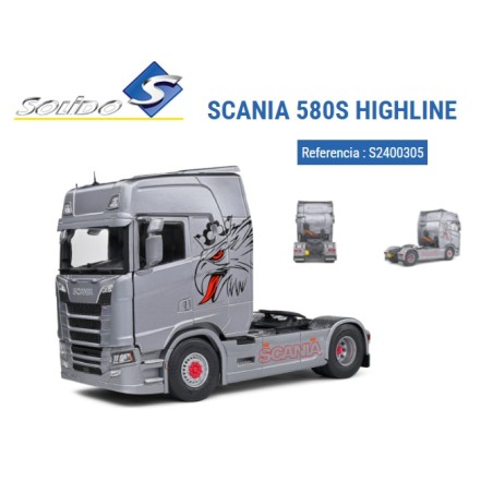 SOLIDO : CAMION SCANIA 580 S  HIGHLINE   ESCALA 1:24