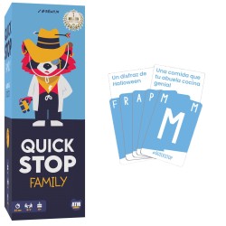ATM GAMES : Juego de cartas Quick Stop Family