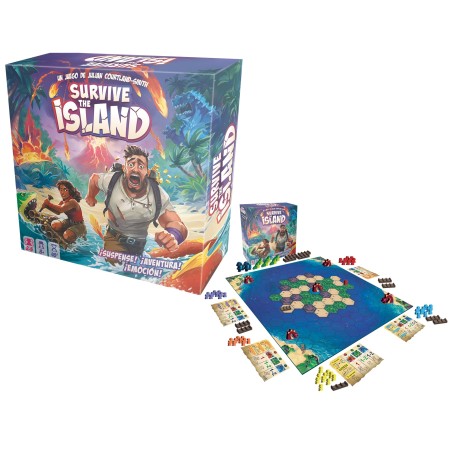 ZYGOMATIC : SURVIVE THE ISLAND juego de mesa