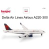 HERPA : Airbus 220-300 DELTA AIRLINES    escala 1:500