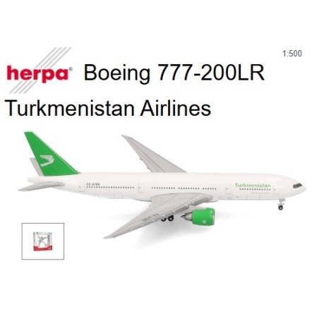 HERPA : B777-200 TURKMENISTAN AIRLINES  Escala 1:500
