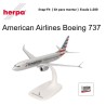 HERPA :  Kit Snap-Fit : BOEING 737 AMERICAN  escala 1:200