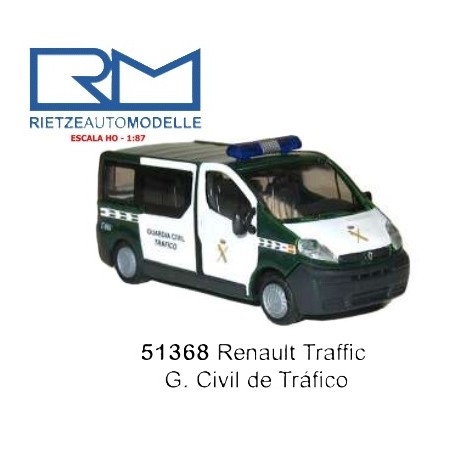 RIETZE : RENAULT TRAFIC  Guardia Civil Trafico  Escala 1:87