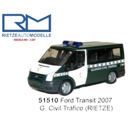 RIEZTE : FORD TRANSIT 06  Guardia Civil Trafico   escala HO
