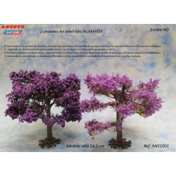ANESTE :  ARBOL JACARANDA 2 unid.   medida 14,5 cm