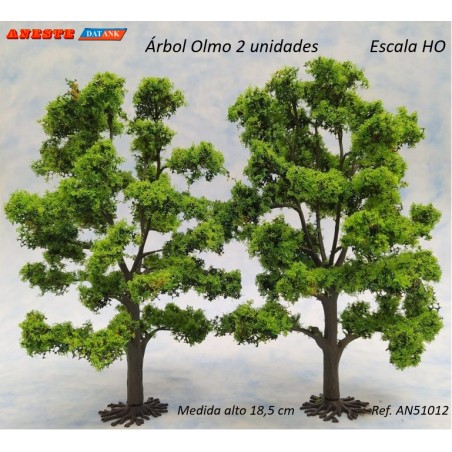 ANESTE : arbol  OLMO  2 unid. Medida 18,5 cm