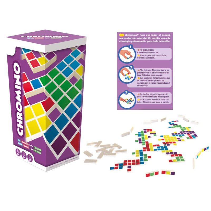 ASMODEE : JUEGO de mesa  CHROMINO Smallbox