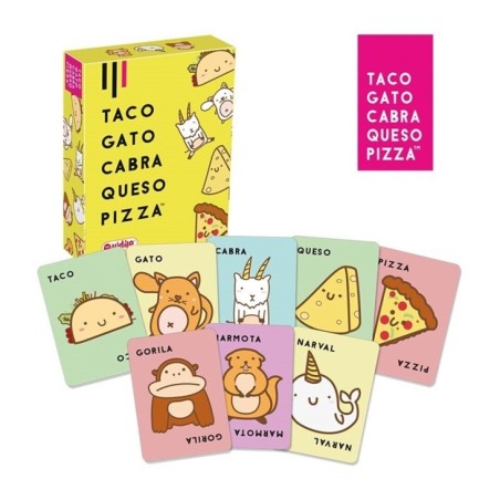 LUDILO : TACO GATO CABRA QUESO PIZZA juego de cartas