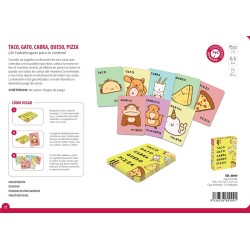 LUDILO : TACO GATO CABRA QUESO PIZZA juego de cartas