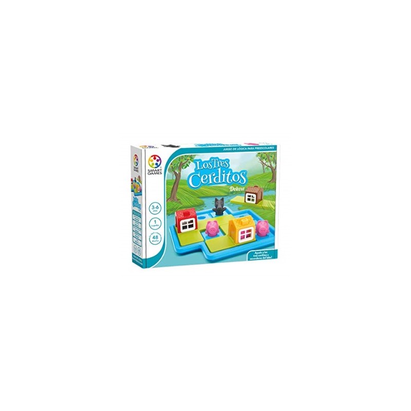 SMART GAMES :  LOS TRES CERDITOS ( JUEGO DE INGENIO )