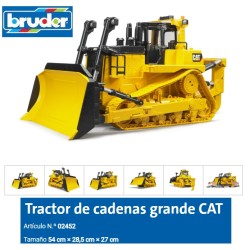 BRUDER :  EXCAVADORA CAT  escala 1:16  ( 540 x 285 x 270 mm )