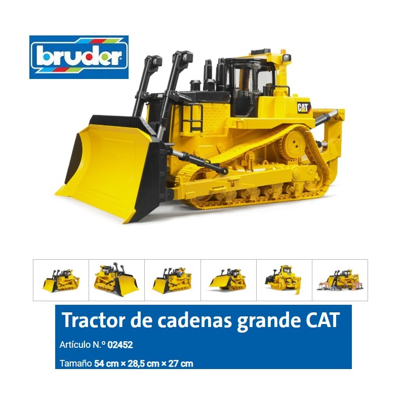 BRUDER :  EXCAVADORA CAT  escala 1:16  ( 540 x 285 x 270 mm )