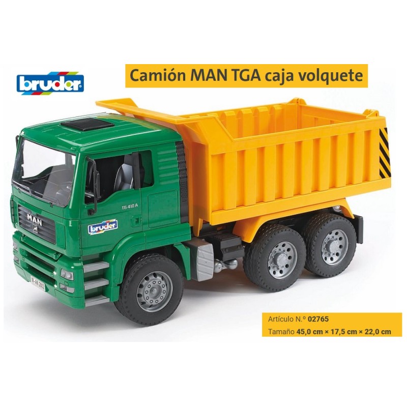 BRUDER : CAMION MAN VOLQUETE 1:16