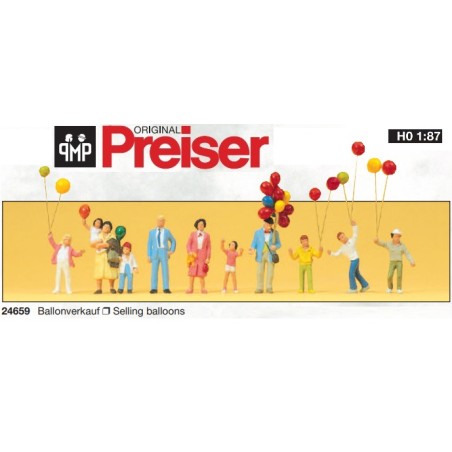 PREISER : VENTA DE GLOBOS   escala HO