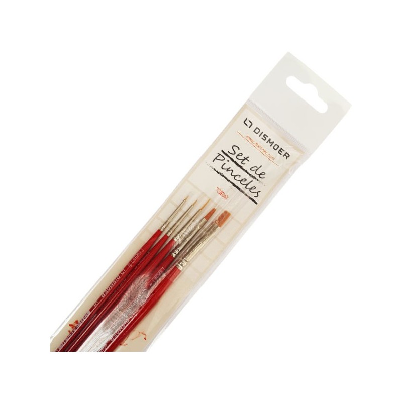 DISMOER : CONJUNTO 5 PINCELES  TORAY