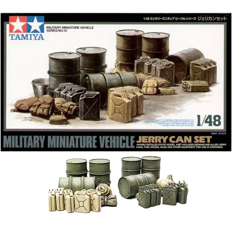 TAMIYA: SET JERRY CAN  escala 1:48