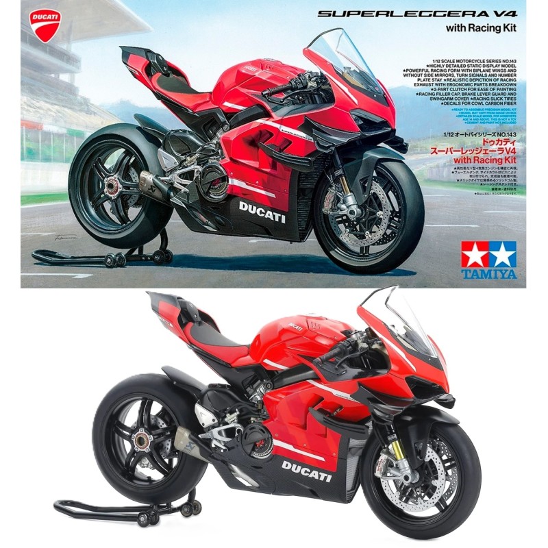 TAMIYA : MOTO DUCATI SUPERLEGGERA V4   escala 1:12