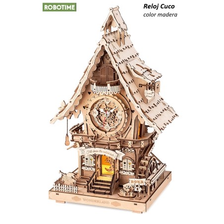 ROBOTIME ROKR : CUCKOO CLOCK - RELOJ DE CUCO WOOD