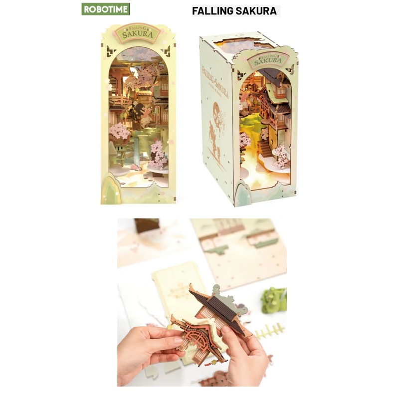 ROBOTIME ROLIFE : BOOK Falling Sakura