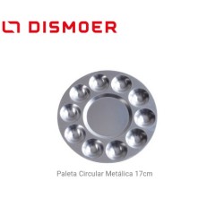 DISMOER : PALETA CIRCULAR METALICA 17 cm