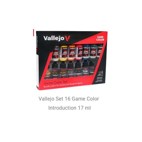 VALLEJO : SET 16 GAME COLOR INTRODUCCION 17 ml