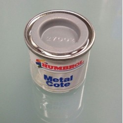 HUMBROL : ESMALTE  color  METALCOTE ALUMINIO BRILLANTE