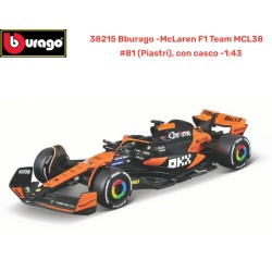 BURAGO : Mc LAREN F1  MCL36 OSCAR PIASTRI  ESCALA 1:43