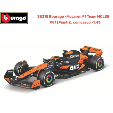 BURAGO : Mc LAREN F1  MCL36 OSCAR PIASTRI  ESCALA 1:43