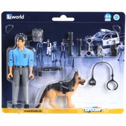 BRUDER : AGENTE CON PERRO POLICIA