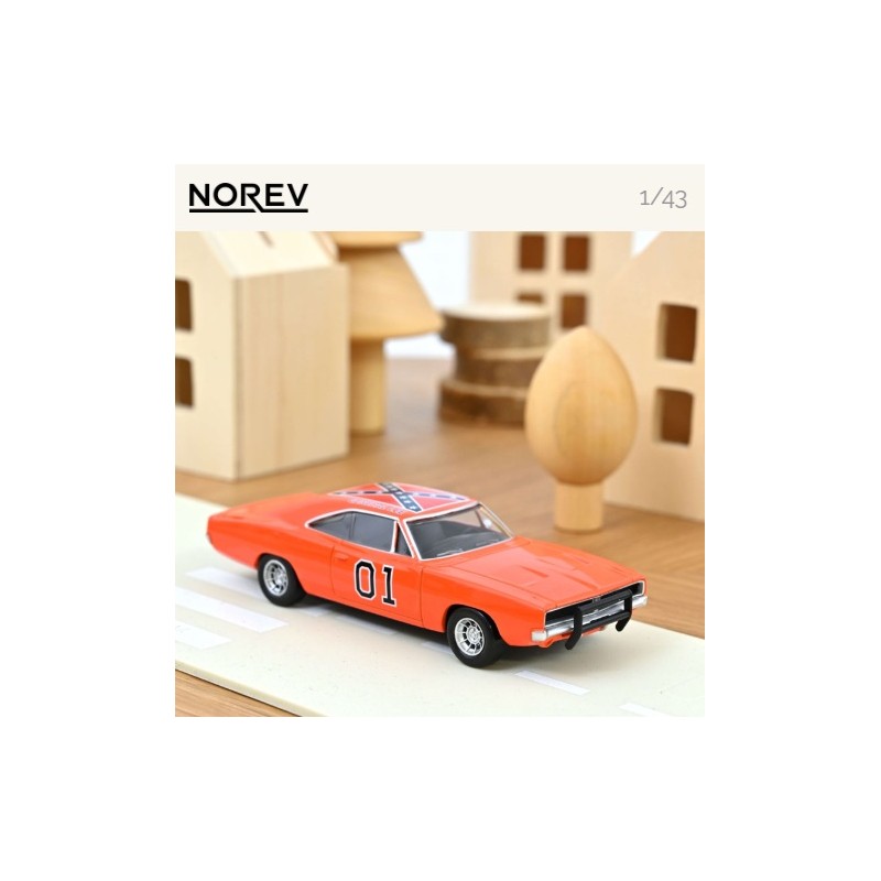 NOREV : DODGE CHARGER 1969 GENERAL LEE  ESCALA 1:43