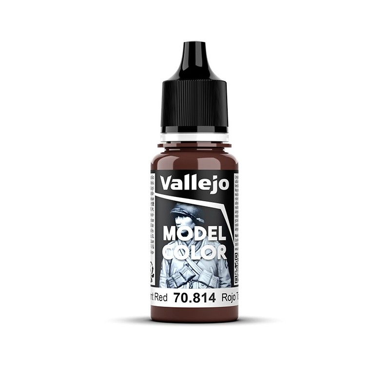 ACRILICOS VALLEJO : BURNT RED  17 ml