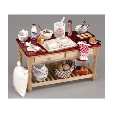 MUEBLE CON SET DE HACER PASTELES