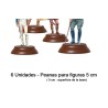 MINIART : BASES PARA FIGURAS 6 unidades