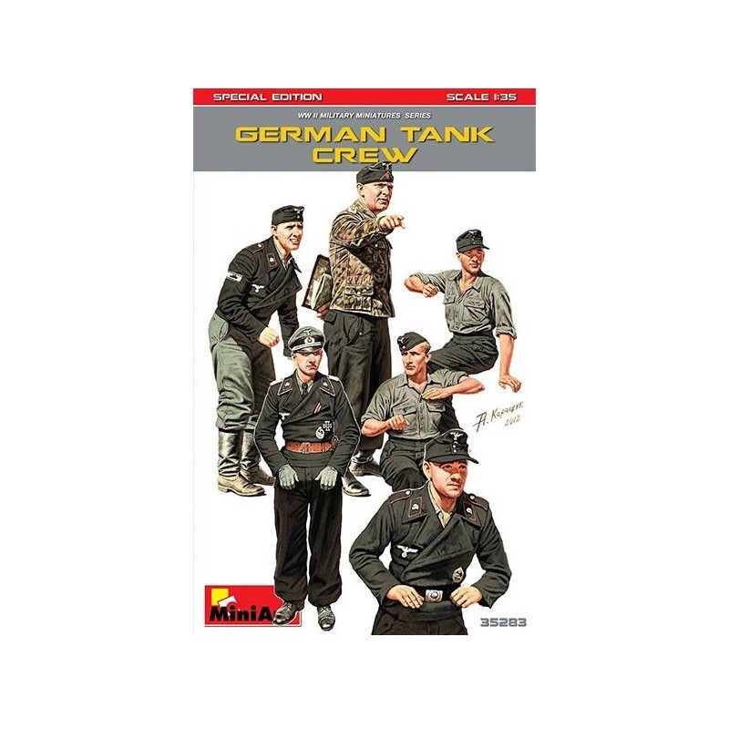 MINIART : FIGURAS GERMAN TANK CREW Special Edition Escala 1:35