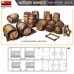 MINIART :  ACCESORIOS BARRILES  escala 1:35