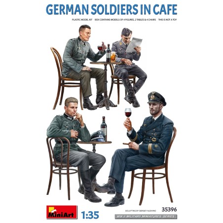 MINIART : GERMAN SOLDIERS IN CAFE  escala 1:35