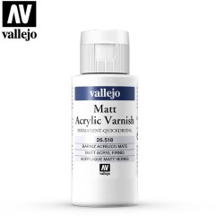ACRILICOS VALLEJO : BARNIZ MATE (SECADO RAPIDO) 60 ml